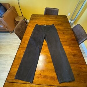 ST JOHN’S BAY Men’s Easy Care Classic Fit Pants Black Pleated Size 32x30